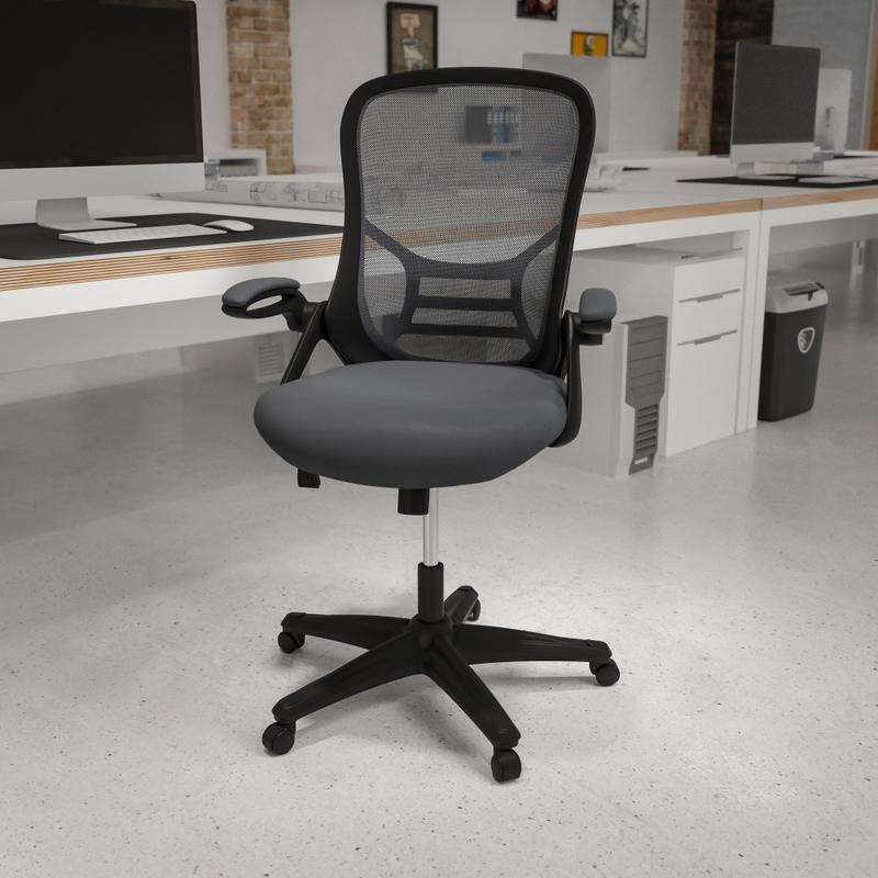Flash Furniture Porter Ergonomic Mesh High-Back Office Chair, Gray MPN:HL00161BKDKGY