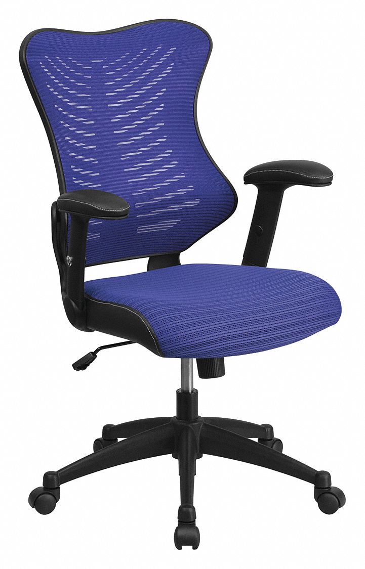 Executive Chair Blue Seat Mesh Back MPN:BL-ZP-806-BL-GG