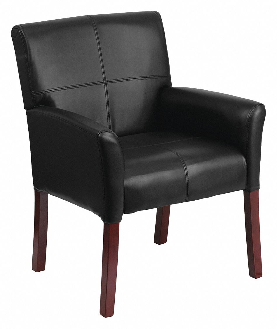 Side Chair Black Seat Leather Back MPN:BT-353-BK-LEA-GG