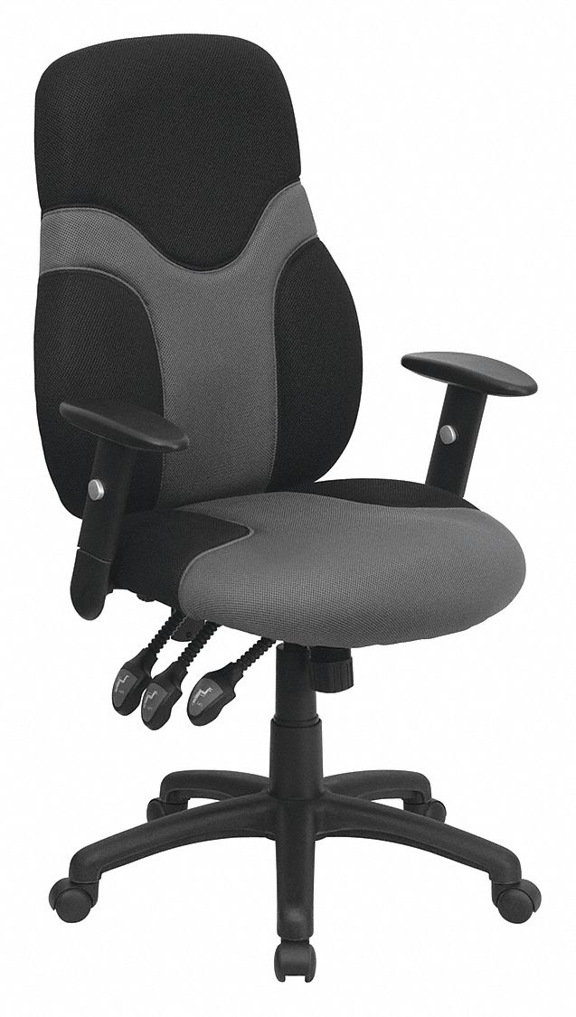 Task Chair Black Seat Mesh Back MPN:BT-6001-GYBK-GG