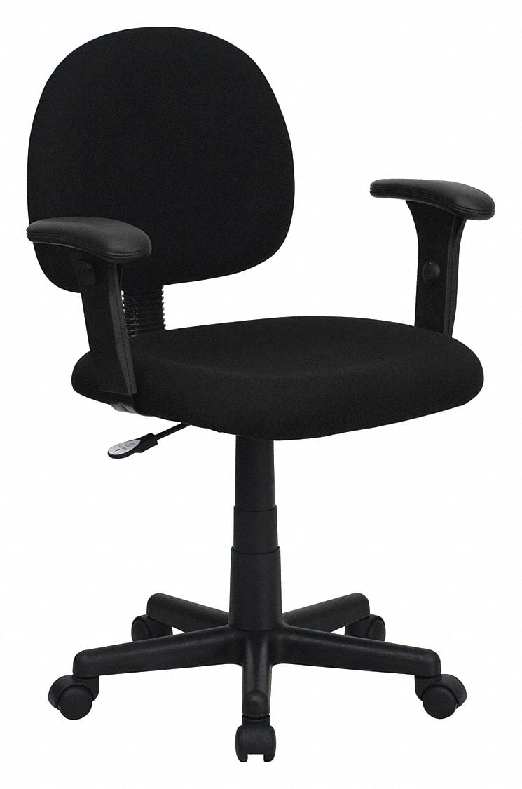 Task Chair Black Seat Fabric Back MPN:BT-660-1-BK-GG