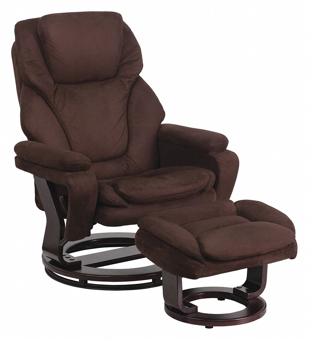Executive Chair Brown Seat Fabric Back MPN:BT-70222-MIC-FLAIR-GG