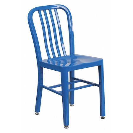 Gael Commercial Grade Blue Metal Indoor-Outdoor Chair MPN:CH-61200-18-BL-GG