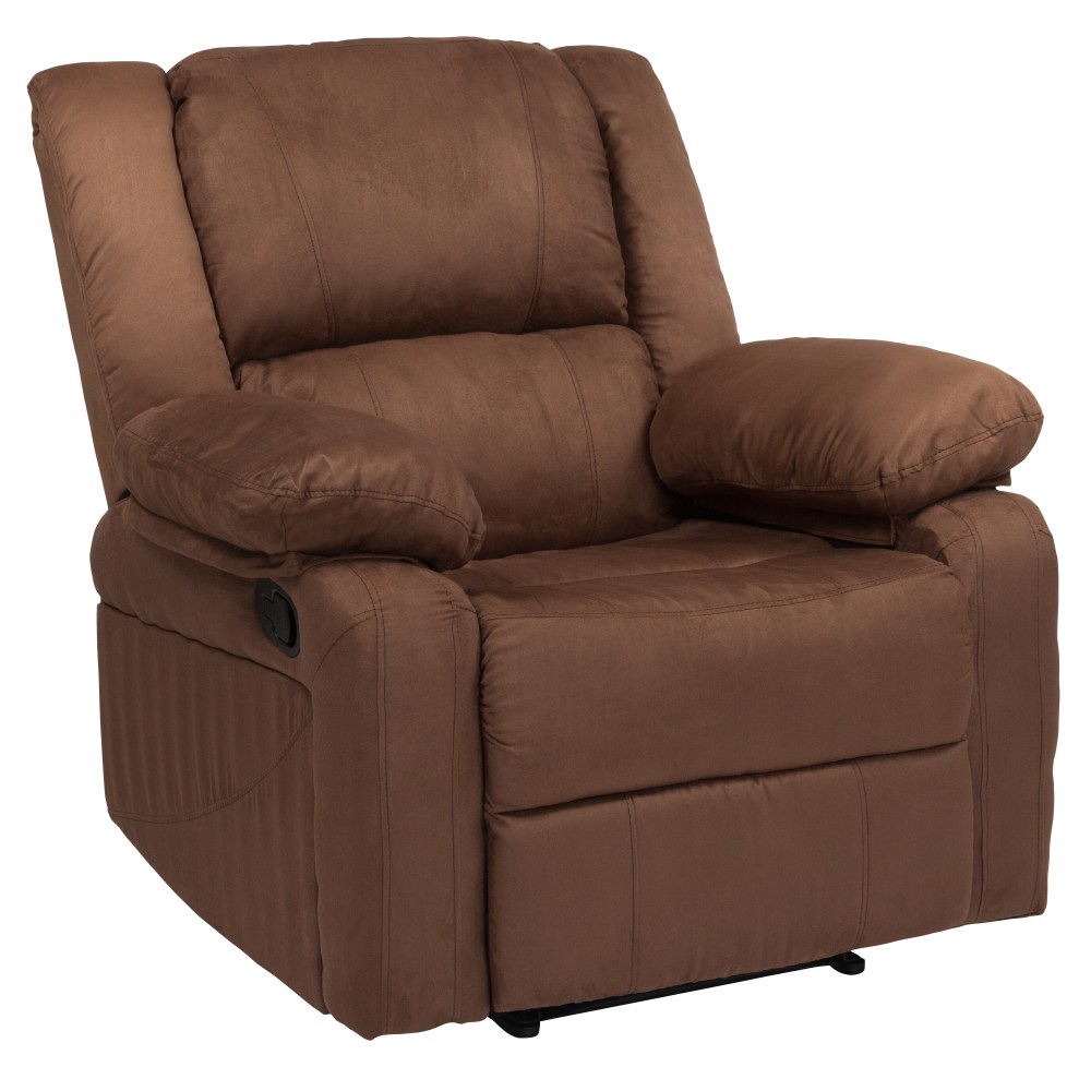 Flash Furniture Harmony Series Microfiber Recliner Accent Chair, Chocolate Brown MPN:BT705971BNMIC