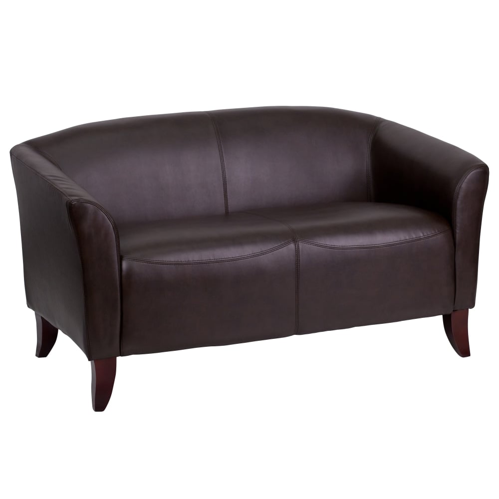 Flash Furniture Hercules Imperial LeatherSoft Faux Leather Loveseat, Brown MPN:111-2-BN-GG