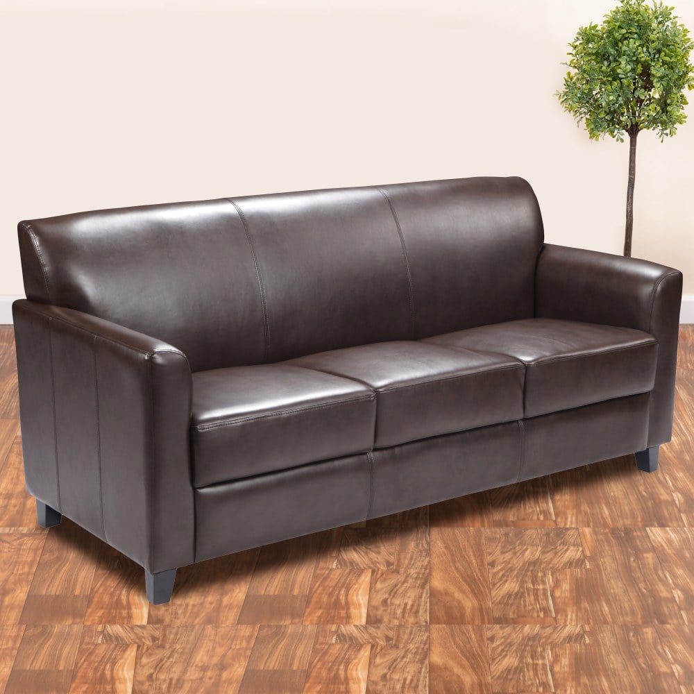 Flash Furniture Hercules Diplomat Bonded LeatherSoft Sofa, Brown MPN:BT-827-3-BN-GG