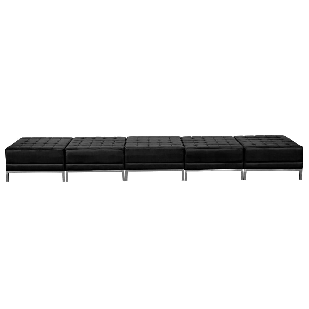 Flash Furniture HERCULES Imagination Series LeatherSoft Five Seat Bench, Black MPN:ZBIMAGOTTO5