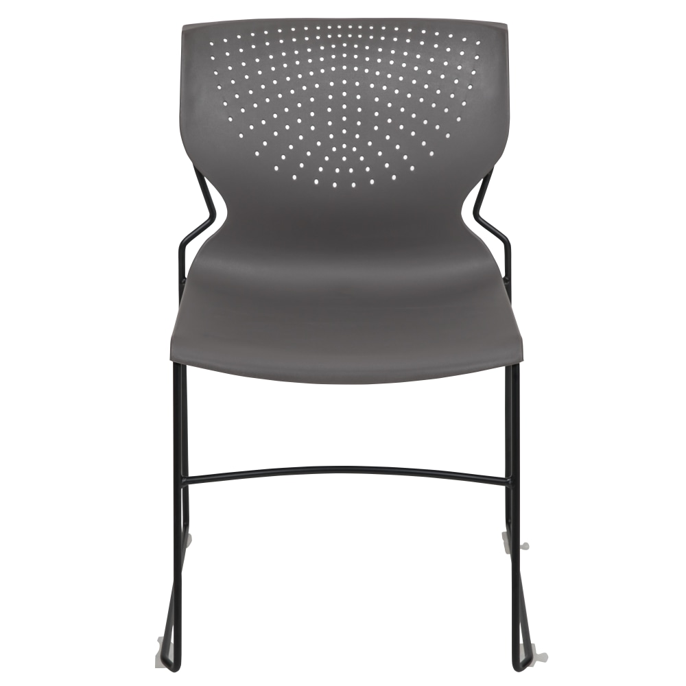 Flash Furniture HERCULES Series Full-Back Stack Chairs, Gray, Set Of 5 Chairs MPN:5RUT438GY