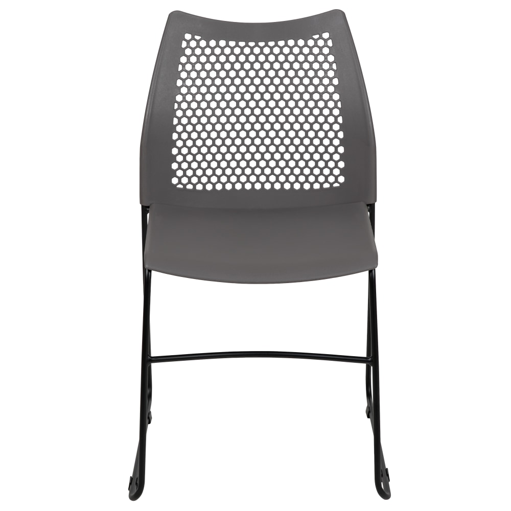 Flash Furniture HERCULES Series Stack Chairs, Gray, Set Of 5 Chairs MPN:5RUT498AGY