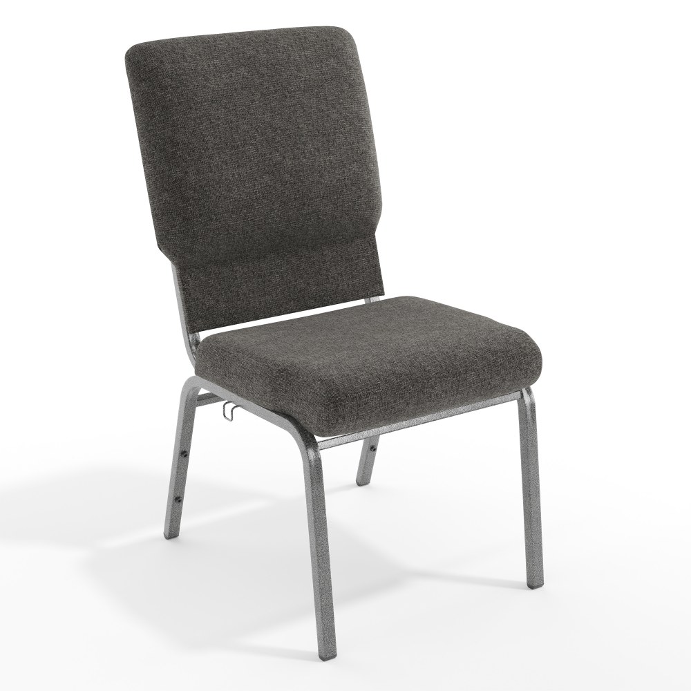 Flash Furniture Advantage Church Chair, Charcoal Gray/Silver Vein, PCHT185111 MPN:PCHT185111