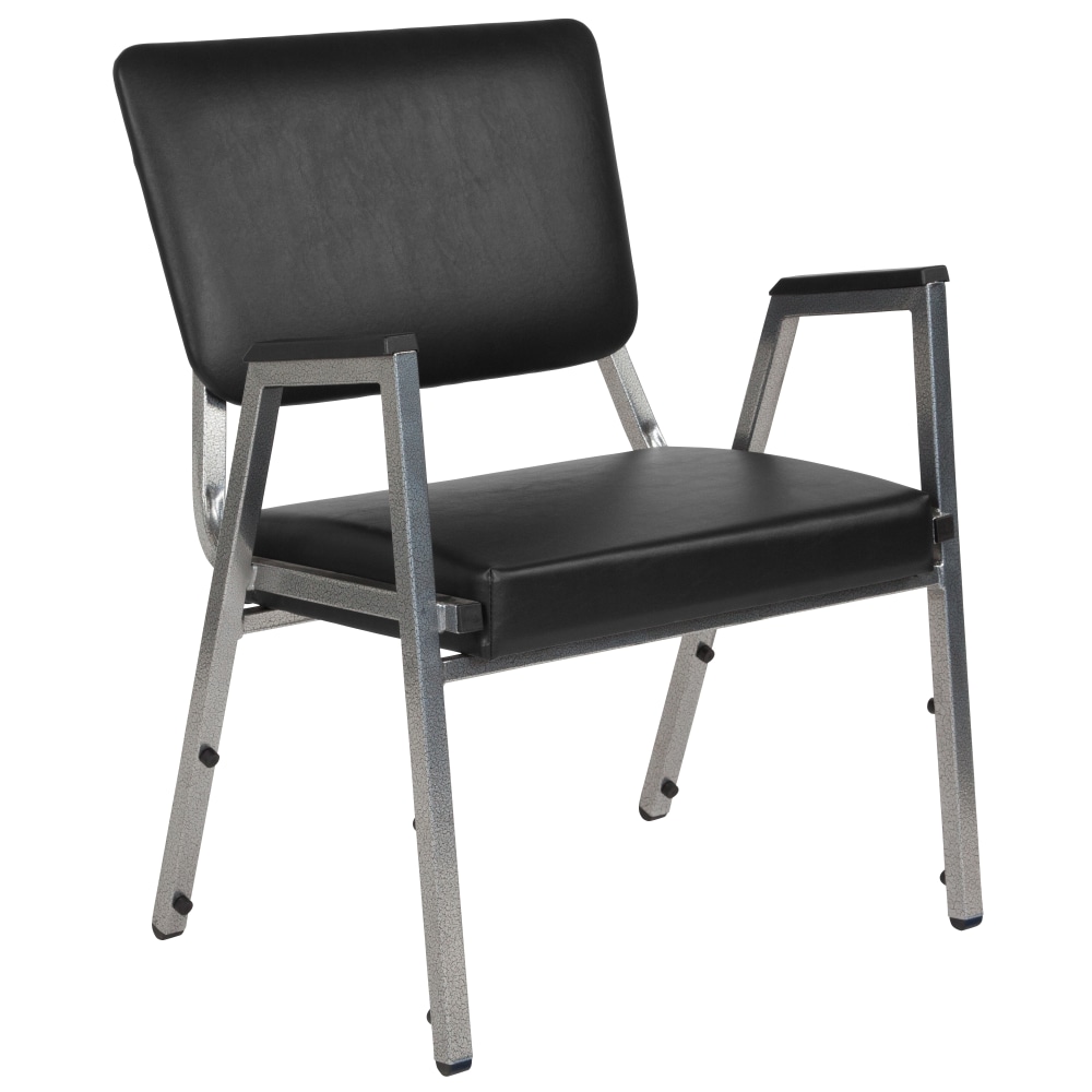 Flash Furniture HERCULES Bariatric Medical Reception Arm Chair With Antimicrobial Protection, Round Corner Back; Black MPN:XUDG604436702BV