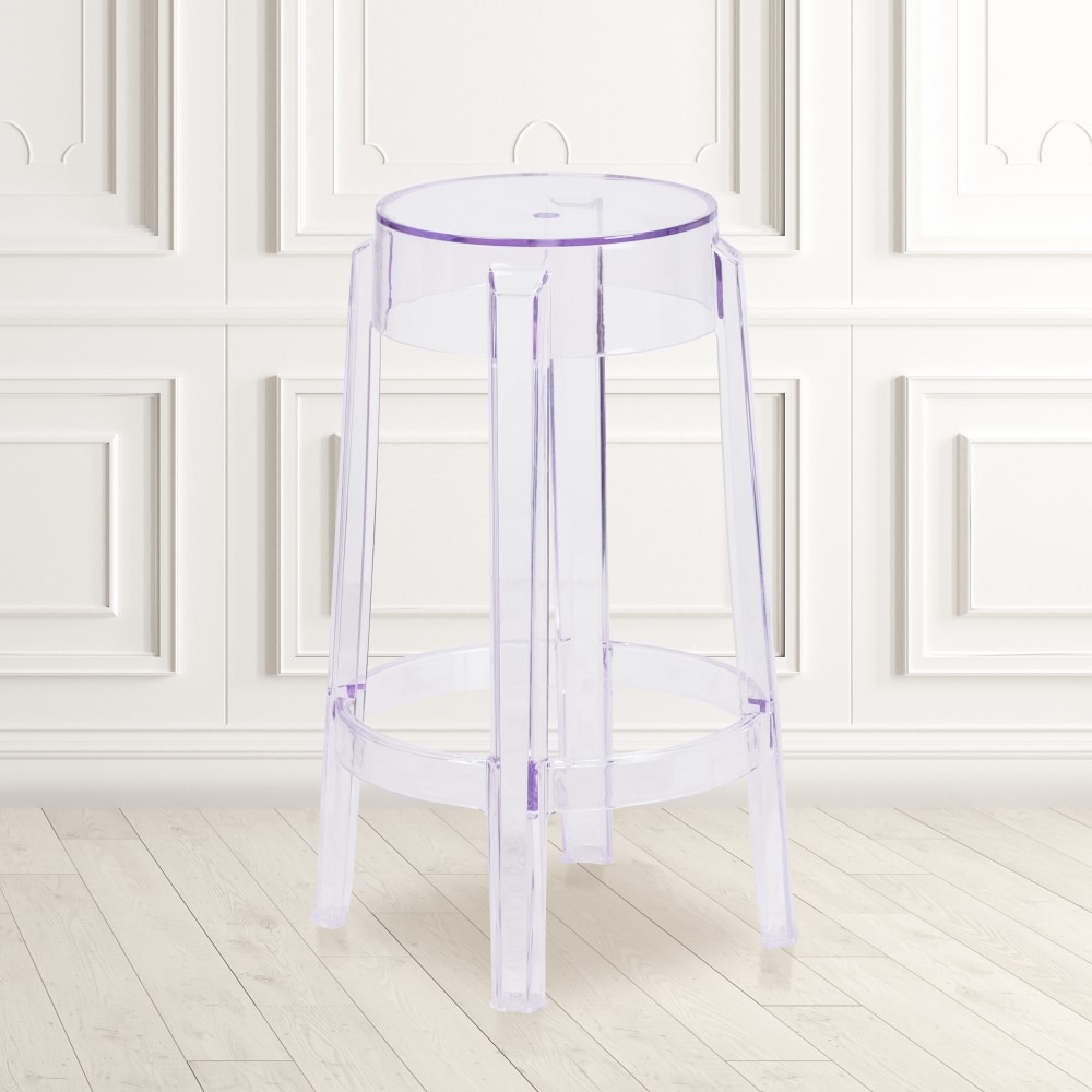 Flash Furniture High Transparent Counter-Height Stool, Clear MPN:FH118APC1