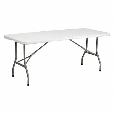 Bi-Fold Table Plastic White 30 x72 MPN:RB-3072FH-GG