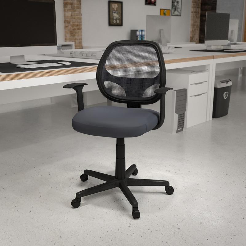 Flash Furniture Flash Fundamentals Mesh Mid-Back Task Chair, Gray MPN:LF118PTGY