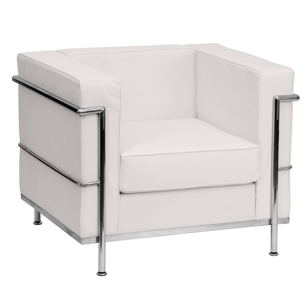 Flash Furniture HERCULES Regal Series Reception Chair, Melrose White MPN:ZBREG8101CHWH