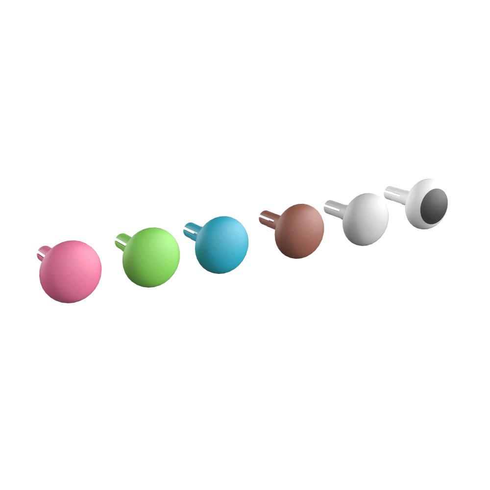Flash Furniture Bright Beginnings Commercial Grade 64-Piece Jumbo Peg Accessory Pack For Modular STEAM Walls, Multicolor Pastel MPN:MKME21120