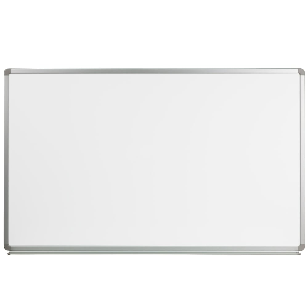 Flash Furniture Magnetic Dry-Erase Board, 36in x 60in, White, Silver Aluminum Frame MPN:YU90X150WHITE