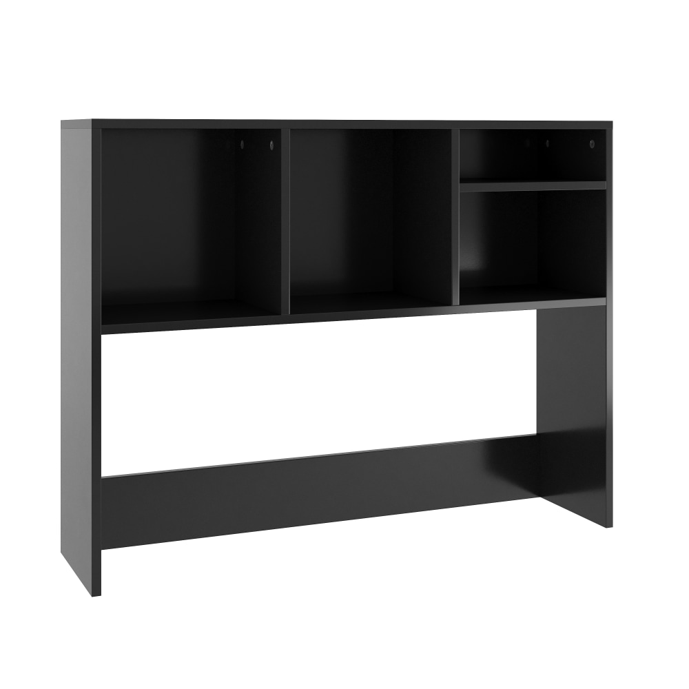 Flash Furniture Lotus Desktop Bookshelf Storage Organizer with Multiple Cubbies, Black MPN:NAN17295BK