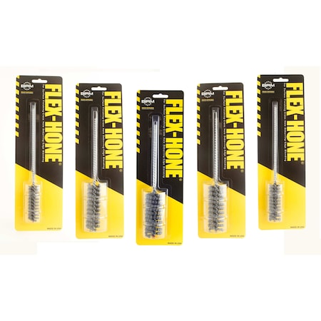 BCKC 5-Piece FLEX-HONE Kit in 180 Grit Silicon Carbide MPN:BCKD