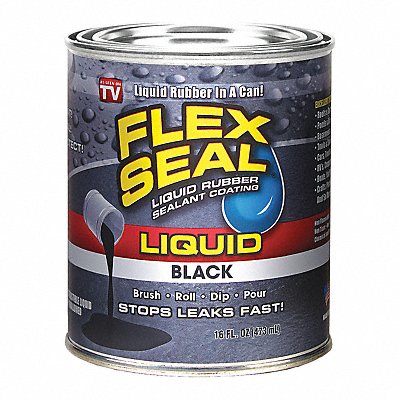 Liquid Rubber Sealant Black 16 oz. MPN:LFSBLKR16
