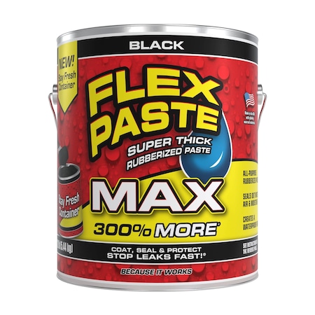 Flex Paste Black MAX 12 lb, 12 lb, Black MPN:PFSMAXBLK01