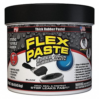 Flex Paste 1 lb Jar Black MPN:PFSBLKR16