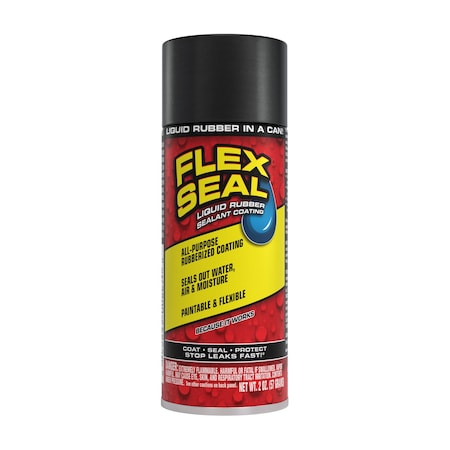 Leak Sealer 2 oz, Aerosol, Black, Liquid MPN:FSBLKMINI