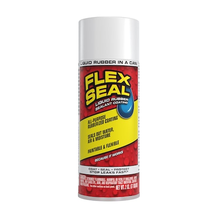 Leak Sealer 2 oz, Aerosol, White, Liquid MPN:FSWHTMINI