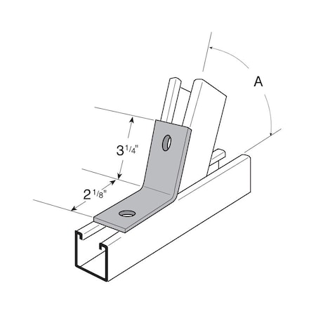 Angle, Open, 30 deg., 2-Hole MPN:FS-5143-30 E/G