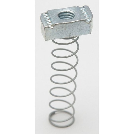 Channel Nut, Long Spring, 5/8