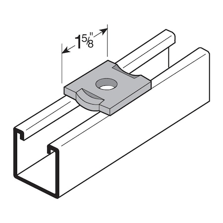 Washer, Sq, Channel Guide, 5/8