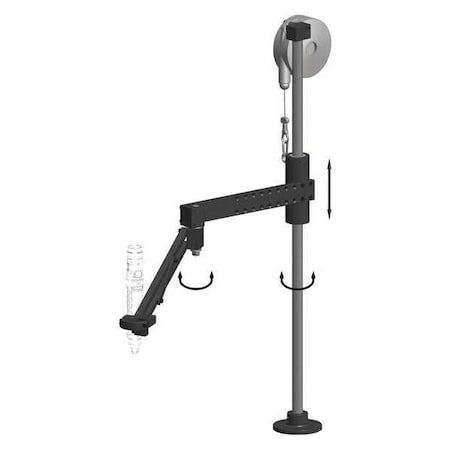 Torque Arm, Aluminum/Steel, 39