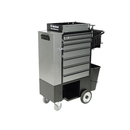 Gen. Maintenance Cart, Black, Medxcel MPN:FC-100MDXL-GM-NT