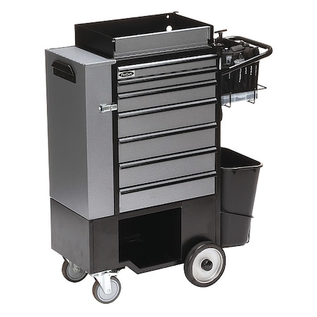 Tool Utility Cart, 2 Shelves, 37 1/2 in W, 45 in H MPN:FC-100WBT