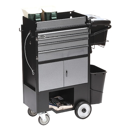 Tool Utility Cart, 2 Shelves, 37 1/2 in W, 45 in H MPN:FC-400PCWT