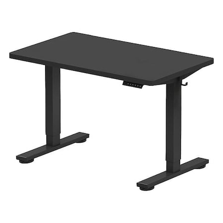 Desk, Electric, Adjustable, Black, 40x24 MPN:E2BR4024B