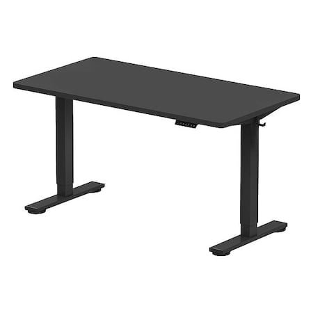 Desk, Electric, Adjustable, Black, 55x28 MPN:E2BR5528B