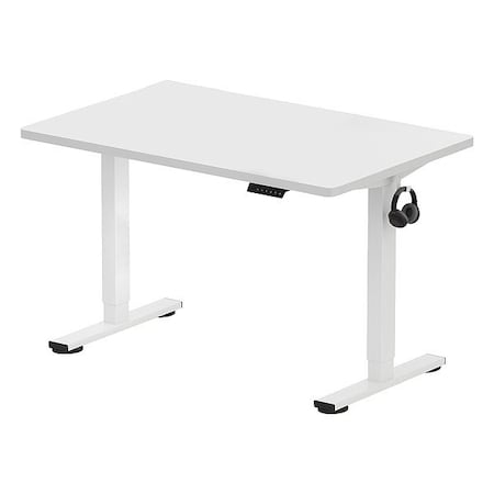 Desk, Electric, Adjustable, White, 48x30 MPN:E2WR4830W