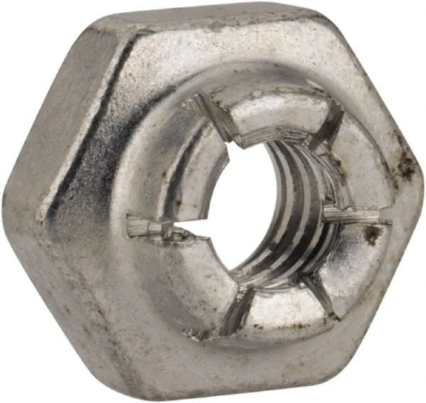 Hex Lock Nut: Flex Top, Grade 2 Steel, Cadmium Finish MPN:21FA-1024