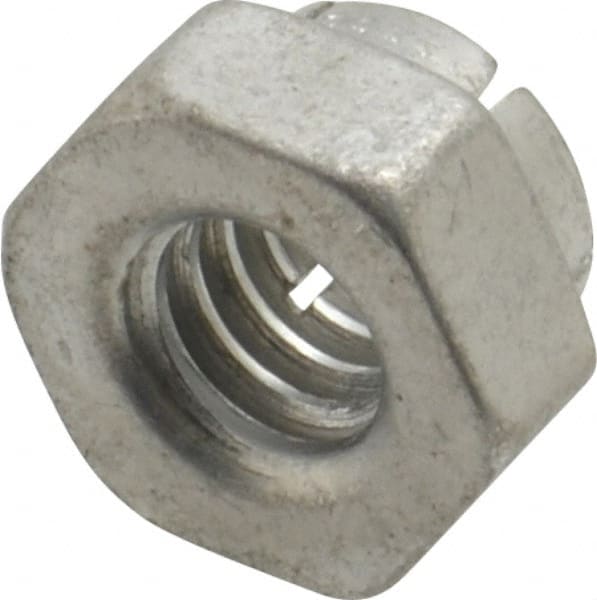 Hex Lock Nut: Flex Top Lock, 1/4-20, Grade 2 Steel, Cadmium Finish MPN:21FA-420