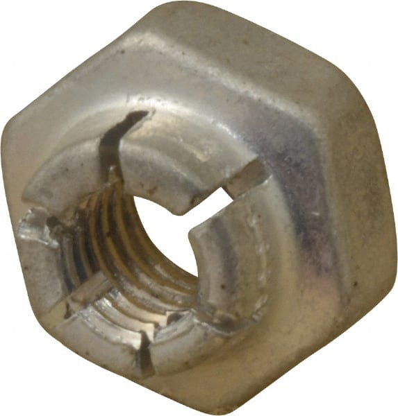 Hex Lock Nut: Flex Top Lock, #10-32, Grade 2 Steel, Cadmium Finish MPN:21FC-1032