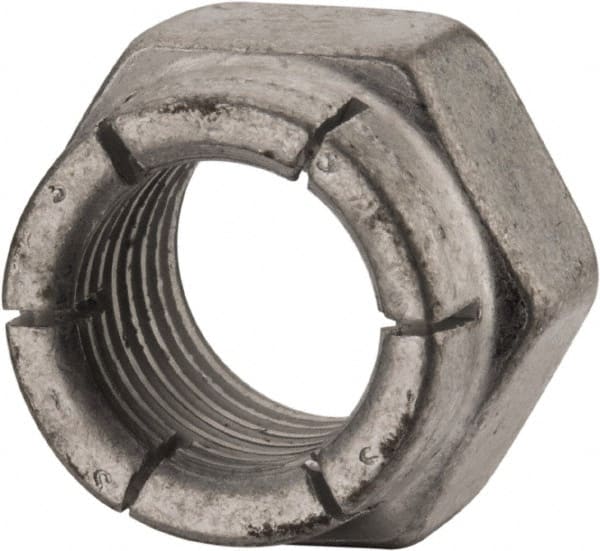 Hex Lock Nut: Flex Top, 7/16-20, Grade 2 Steel, Cadmium Finish MPN:21FC-720