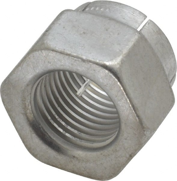 Hex Lock Nut: Expanding Flex Top, 1/2-20, Grade 2 Steel, Cadmium Finish MPN:21FC-820