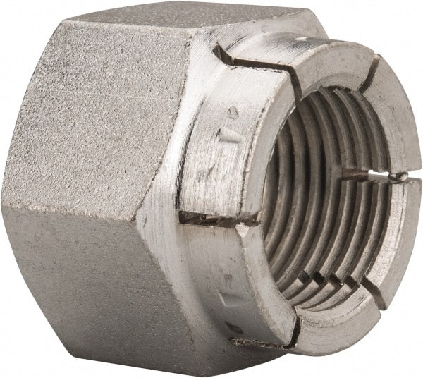Hex Lock Nut: Expanding Flex Top, 7/8-14, Grade 2 Steel, Cadmium Finish MPN:31FC-1414
