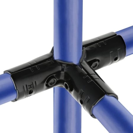 4-WayCrossJointSet, Steel, Blk, 2-5/8in MPN:HJ-3