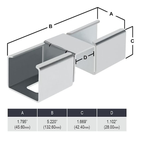 Tube Framing System Profiles MPN:R40-TU