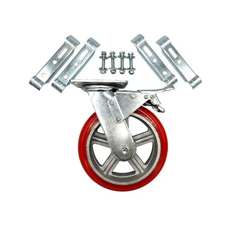 Slide-On Framing System Casters MPN:W-8PSB-KIT
