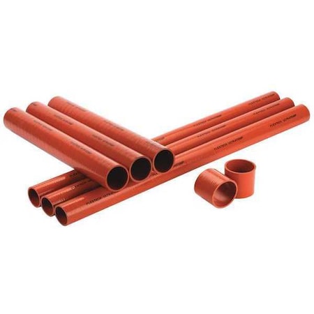 Straight Hose, Red, 3 in. MPN:HT40-300