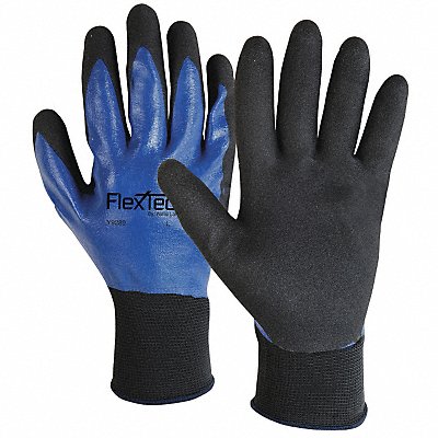 Coated Gloves Nitrile Black/Blue PR MPN:Y9289L