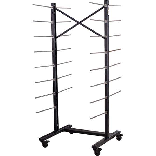 Finish Utility Cart: Steel, Black MPN:85304500